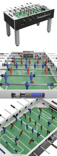 Garlando Master Champion桌上足球3D模型（OBJ,MAX）