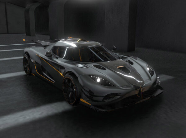 Koenigsegg One-1跑车3D模型（OBJ,FBX,MAX）