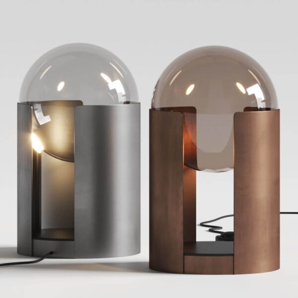 Flou Softwing金属外围球形玻璃台灯3D模型（FBX,MAX）