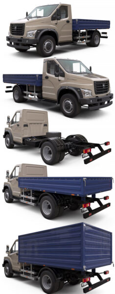 GAZon NEXT卡车3D模型（OBJ,FBX,MAX）