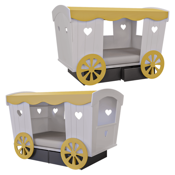 Mathy By Bols carriage车厢造型儿童床3D模型（OBJ,FBX,MAX）