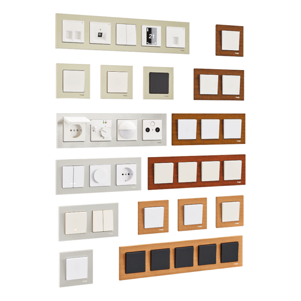 Schneider施耐德M-Elegance系列开关和插座3D模型（OBJ,FBX,MAX）