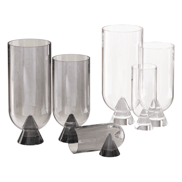 丹麦AYTM GLACIES系列玻璃花瓶3D模型（OBJ,FBX,MAX）