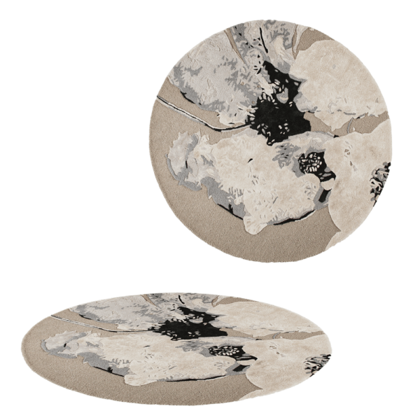 丹麦AYTM FLOREO圆形地毯3D模型（OBJ,FBX,MAX）