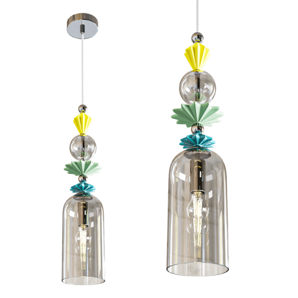 Odeon Light BIZET系列玻璃灯罩吊灯3D模型（OBJ,FBX,MAX）