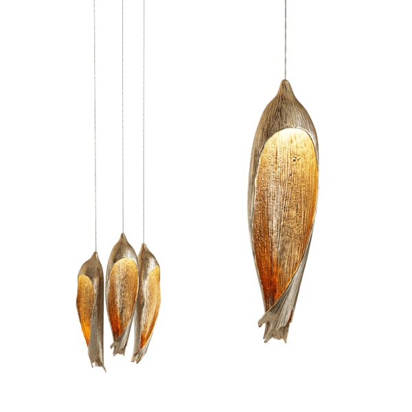 Vetvi Maize玉米形状金属灯罩艺术吊灯3D模型（OBJ,FBX,MAX）