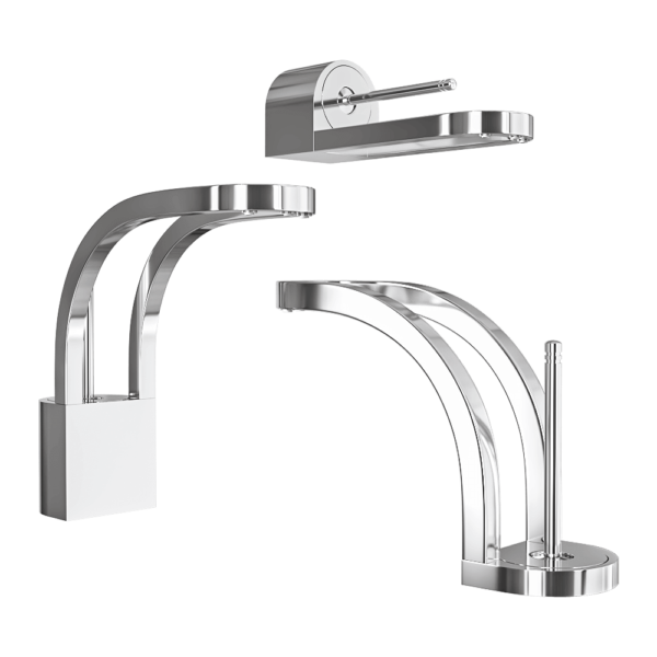 Rubinetterie treemme Philo系列洗脸盆水龙头3D模型（OBJ,FBX,MAX）