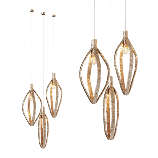 Vetvi Flashlight金属艺术吊灯3D模型（OBJ,FBX,MAX）