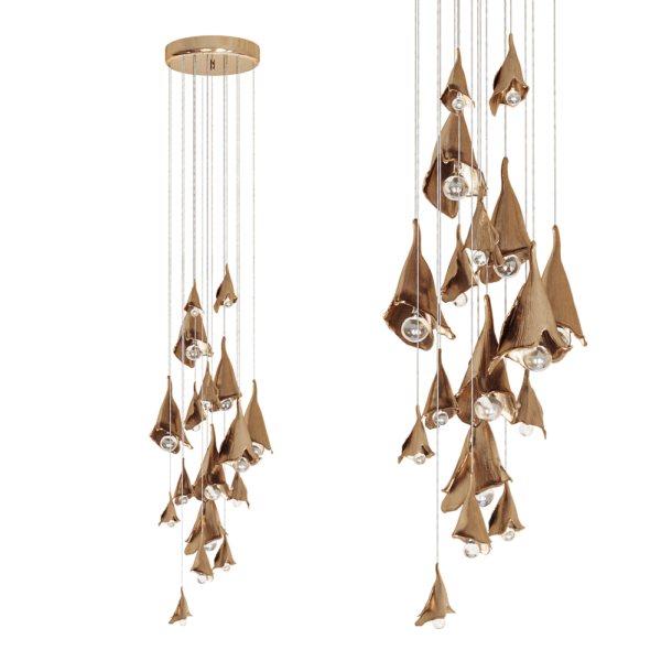 Vetvi Kolokolchik金属吊灯3D模型（OBJ,FBX,MAX）