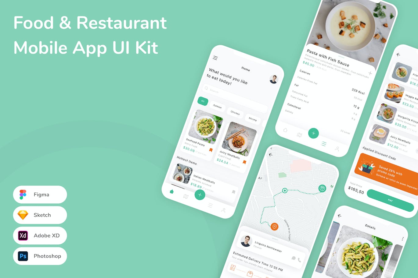美式&餐厅App UI Kit