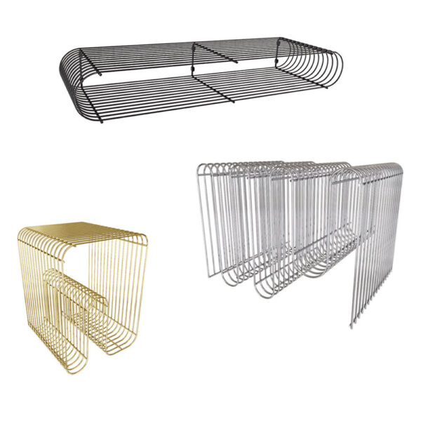 丹麦AYTM KURAVA金属杂志架壁挂式置物架3D模型（OBJ,FBX,MAX）