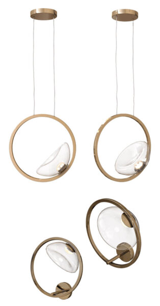 Maytoni moon系列月亮主题吊灯和壁灯3D模型（OBJ,FBX,MAX）