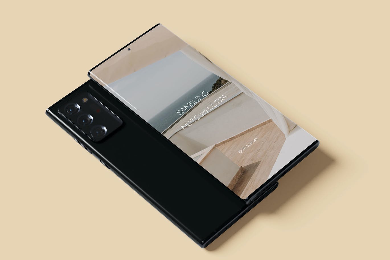 三星Galaxy Note20 Ultra手机样机 (PSD)