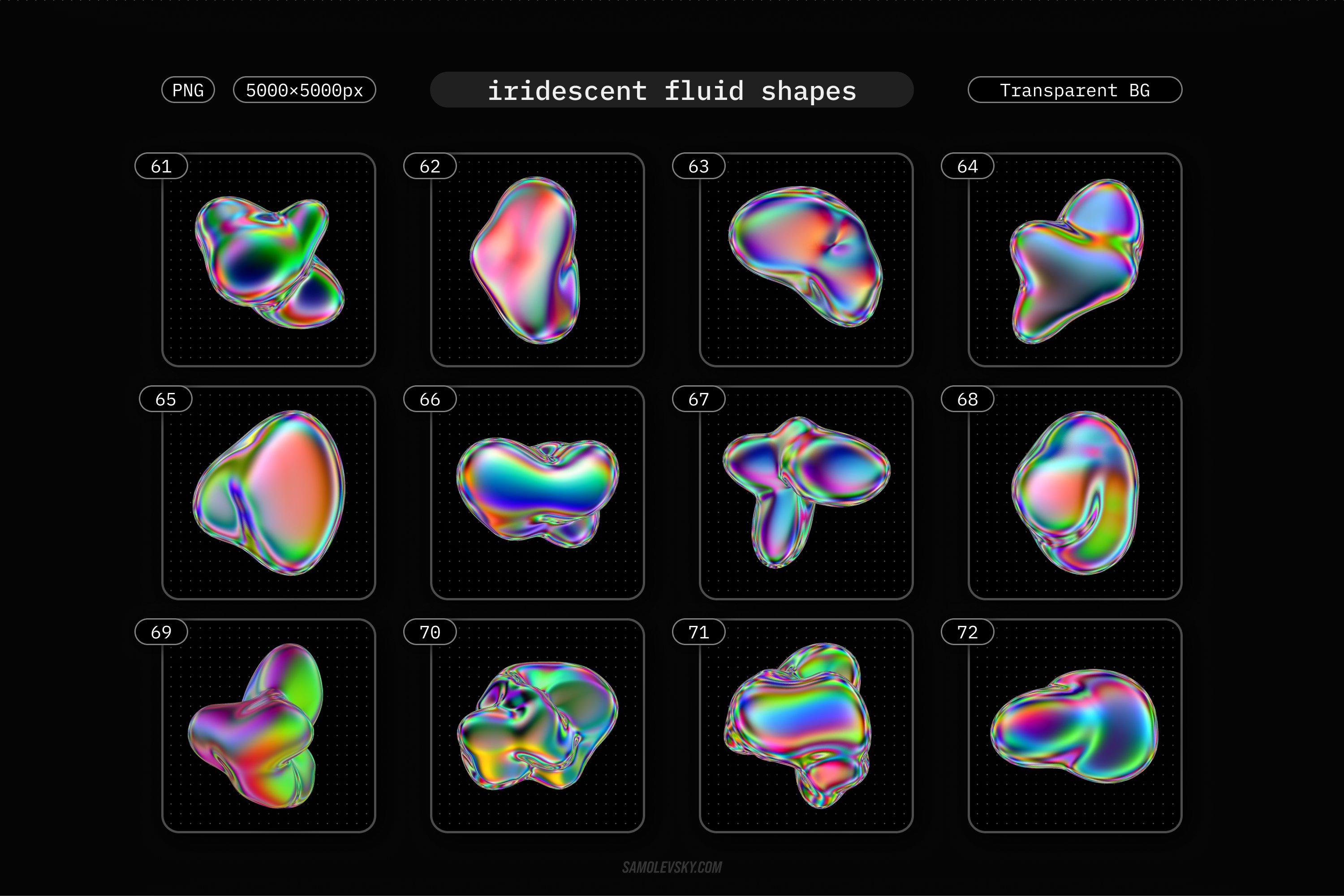 iridescent-liquid-3d-shapes-collection-13-