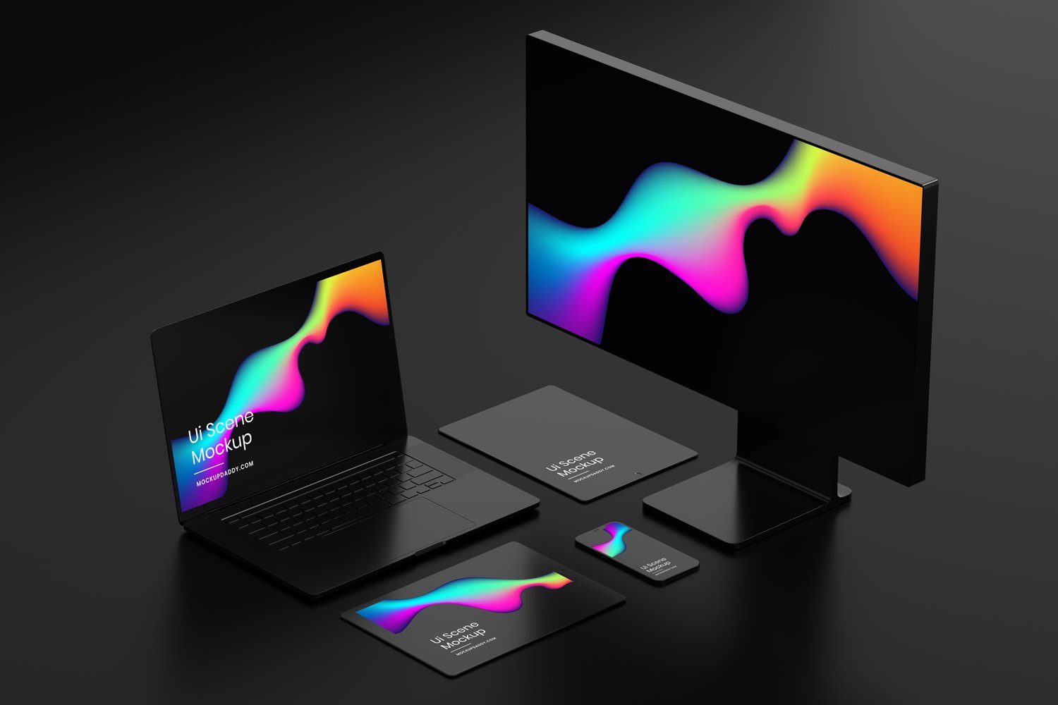 multiple-black-devices-mockup-free-