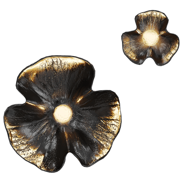 Vetvi Flora花朵造型金属艺术壁灯3D模型（OBJ,FBX,MAX）
