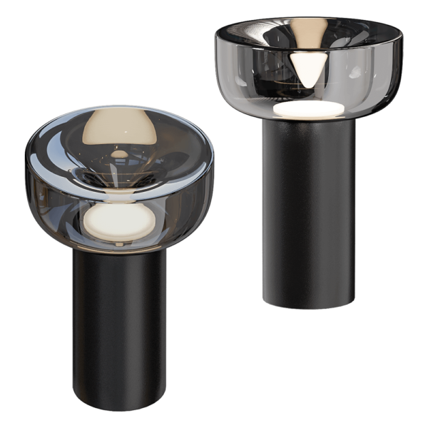 Odeon Light Kaleo 4721/7TL粗金属支柱玻璃灯罩台灯3D模型（OBJ,FBX,MAX）