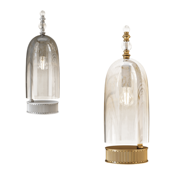 Odeon Light Bell钟型玻璃灯罩台灯3D模型（OBJ,FBX,MAX）