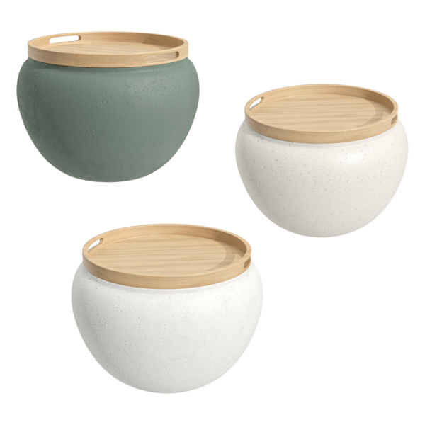 Alisa Sharanina Pear梨形混凝土咖啡桌 茶几3D模型（OBJ,FBX,MAX）