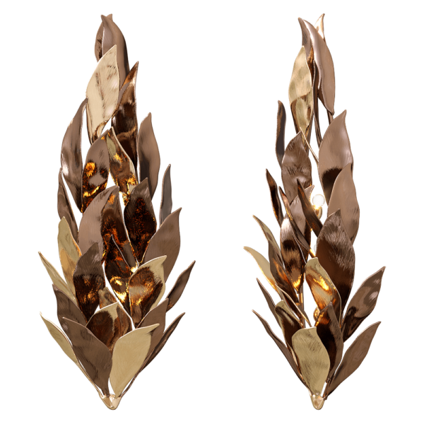 Vetvi Evo植物外形金属艺术壁灯3D模型（OBJ,FBX,MAX）