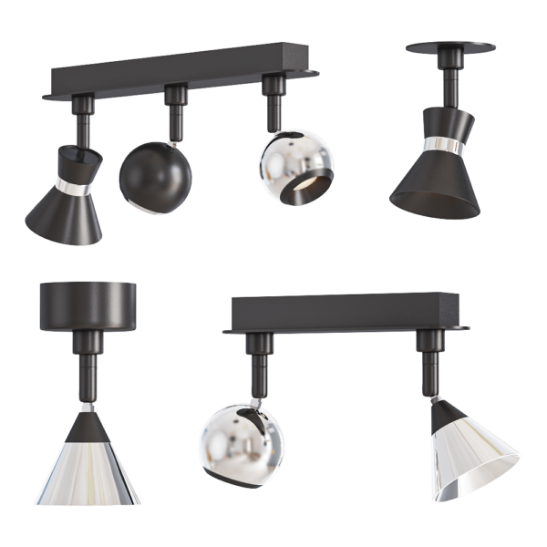 Novotech Compo吸顶灯3D模型（OBJ,FBX,MAX）