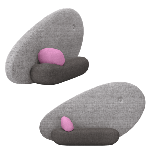 KOOB艺术造型布艺沙发3D模型（OBJ,FBX,MAX）