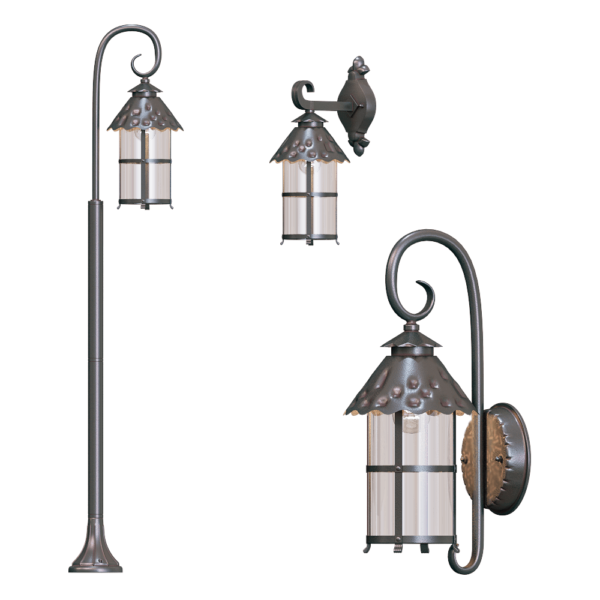 Odeon Light Lumi系列户外壁灯 路灯3D模型（OBJ,FBX,MAX）