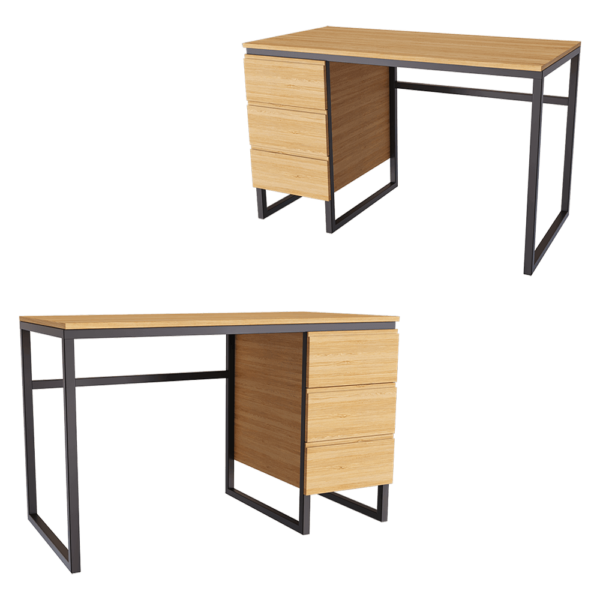 Lulu Space Joseph现代抽屉桌 写字桌 电脑桌3D模型（OBJ,FBX,MAX）