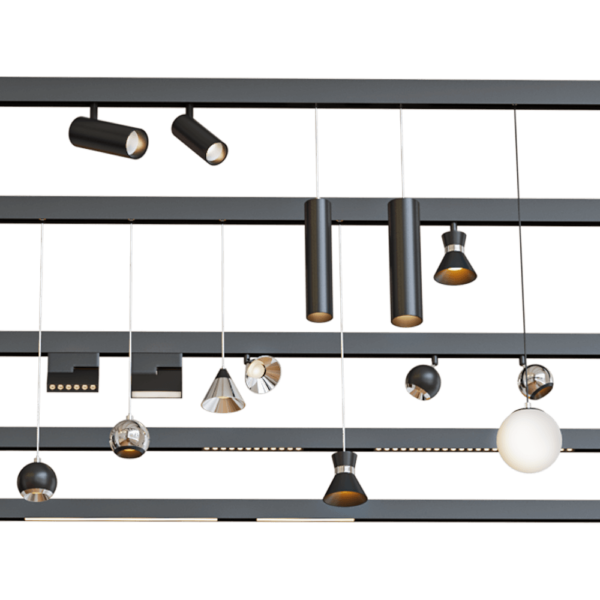 Novotech Flum轨道照明系统3D模型（OBJ,FBX,MAX）