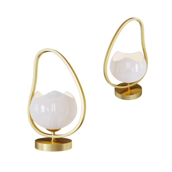 Odeon Light Waterlily莲花形灯罩台灯3D模型（OBJ,FBX,MAX）