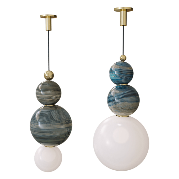 LASVIT Spacey玻璃艺术吊灯3D模型（OBJ,FBX,MAX）