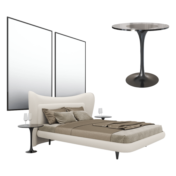 Actual design Apriori双人床和咖啡桌茶几3D模型（OBJ,FBX,MAX）