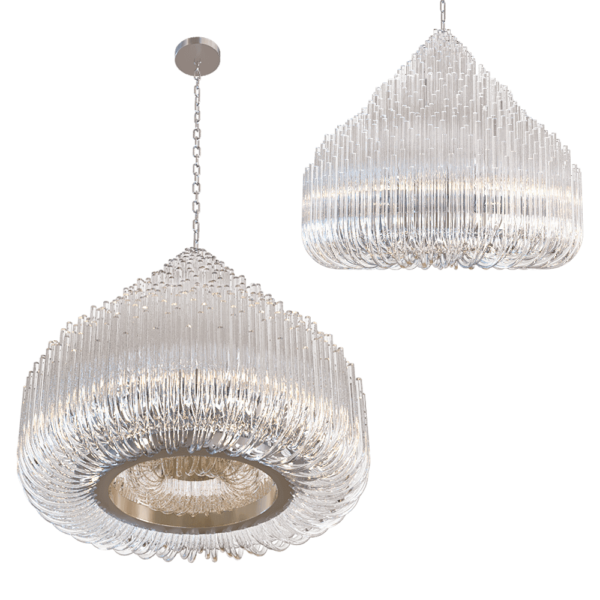 意大利LASVIT Ludwig精美玻璃吊灯3D模型（OBJ,FBX,MAX）