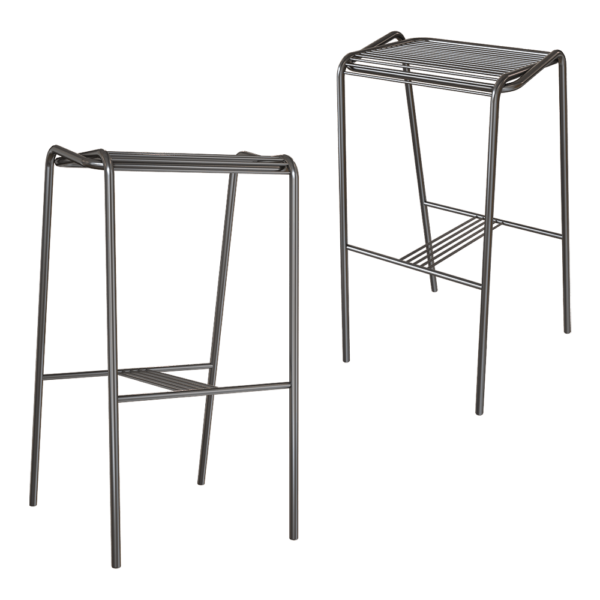 Artu Le Tube系列金属线条结构高脚凳 吧凳3D模型（OBJ,FBX,MAX）