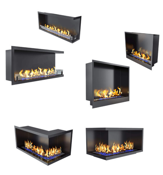 3款Zefire仿真壁炉3D模型（OBJ,FBX,MAX）