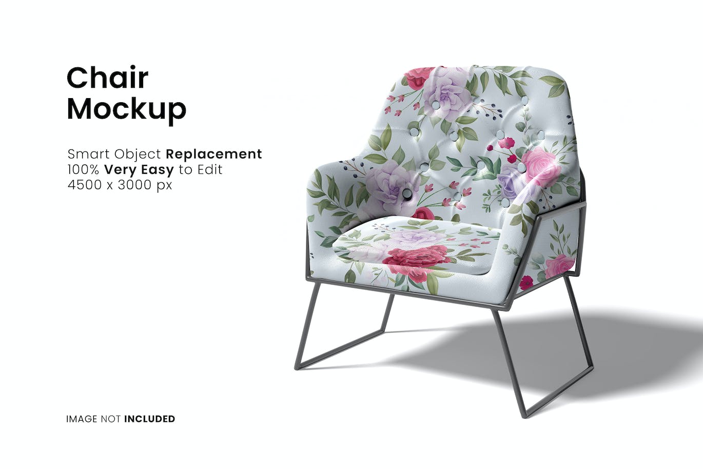 沙发椅子布料花纹图案设计样机 (PSD)