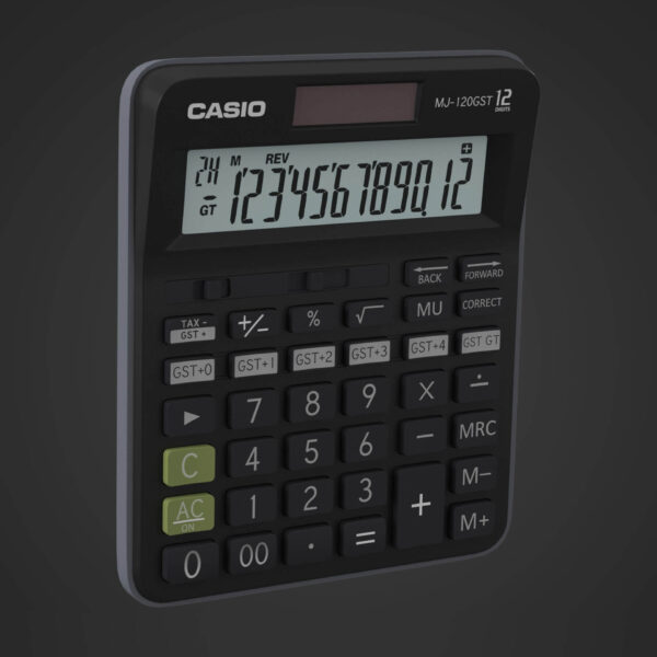 CASIO卡西欧MJ 120D GST计算器3D模型（OBJ,FBX,MAX）