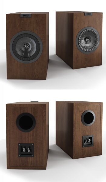 KEF Q350 Walnut“独眼”书架音箱3D模型（OBJ,MAX）