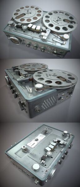 NAGRA KUDELSKI 4.2开盘录音机3D模型（OBJ,FBX,MAX）