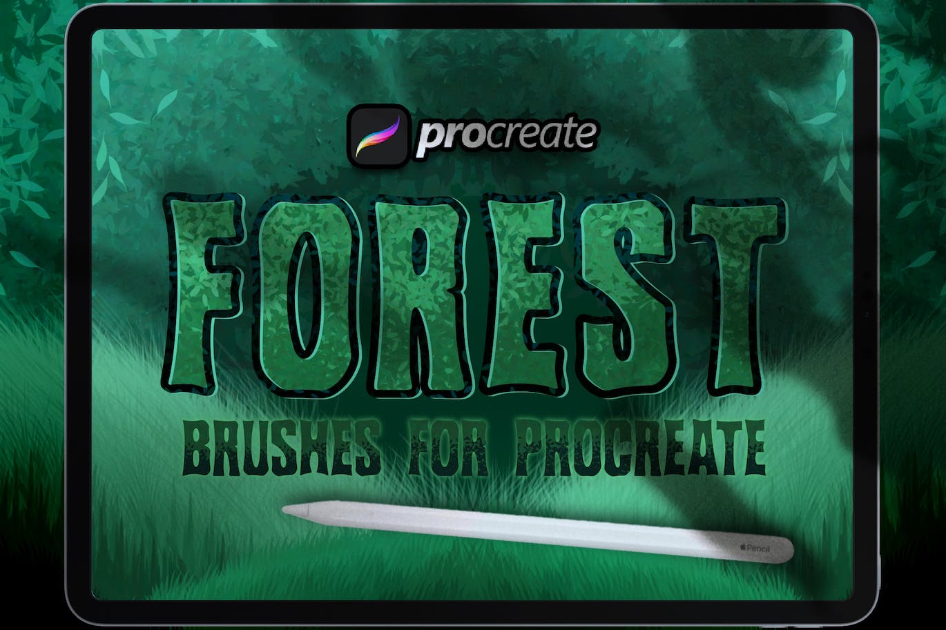 森林灌木Procreate画笔 (BRUSHSET)
