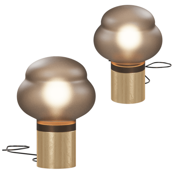 Pulpo kumo云朵形灯罩台灯 小落地灯3D模型（OBJ,FBX,MAX）