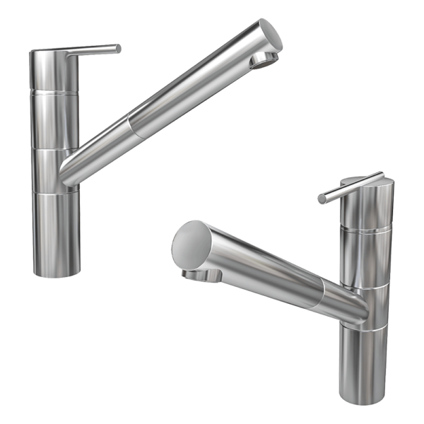 SCHOCK Centros不锈钢抬启式水龙头3D模型（OBJ,FBX,MAX）