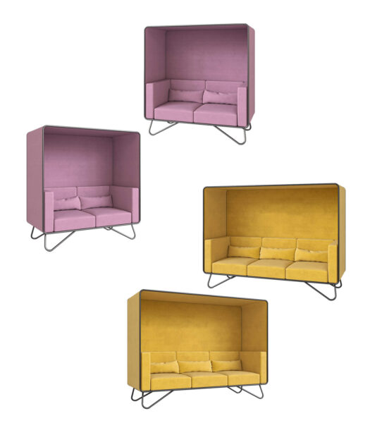 Artu Noook系列带隔档边框的布艺沙发3D模型（OBJ,FBX,MAX）