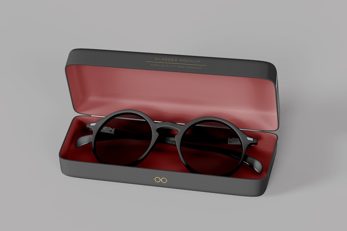 太阳镜&眼镜盒品牌设计样机 (PSD)