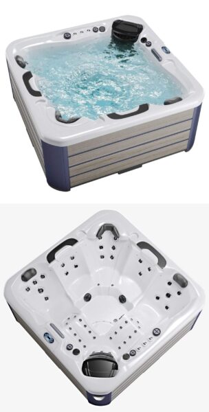 Jacuzzi Balboa方形按摩浴缸3D模型（FBX,MAX）