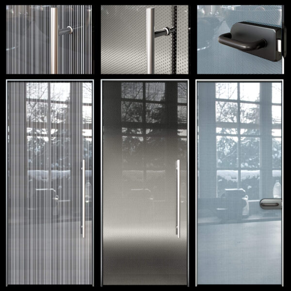 3款Madras玻璃门3D模型（MAX）