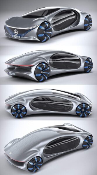 Mercedes Benz Vision Avtr Concept 2020奔驰阿凡达概念车3D模型（OBJ,FBX,MAX,C4D,LWO）
