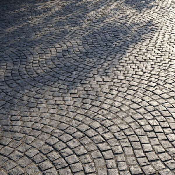 石块铺路3D模型（FBX,MAX）