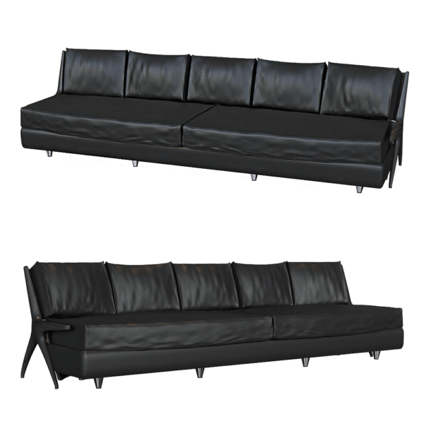 Ceccotti Collezioni DC系列皮革沙发3D模型（OBJ,FBX,MAX）