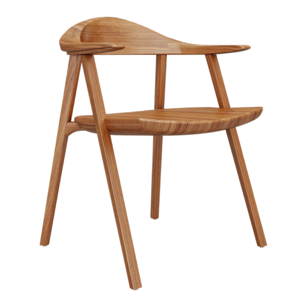 BassamFellows Mantis CB-25木质椅子3D模型（OBJ,FBX,MAX）